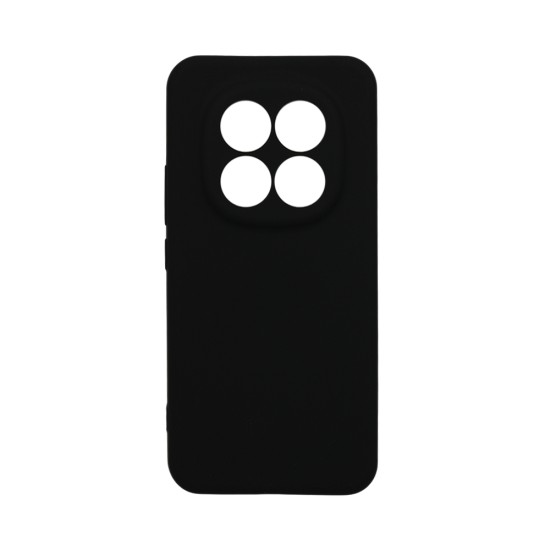 Capa de Silicone com Moldura de Câmera para Xiaomi Redmi Note 15 Pro Plus 5G Preto